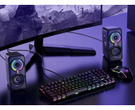 I-ONIK Słuchawki gamingowe X28 RGB czarne (przewodowe) ON-X28/BK - 1372989 - zdjęcie 7